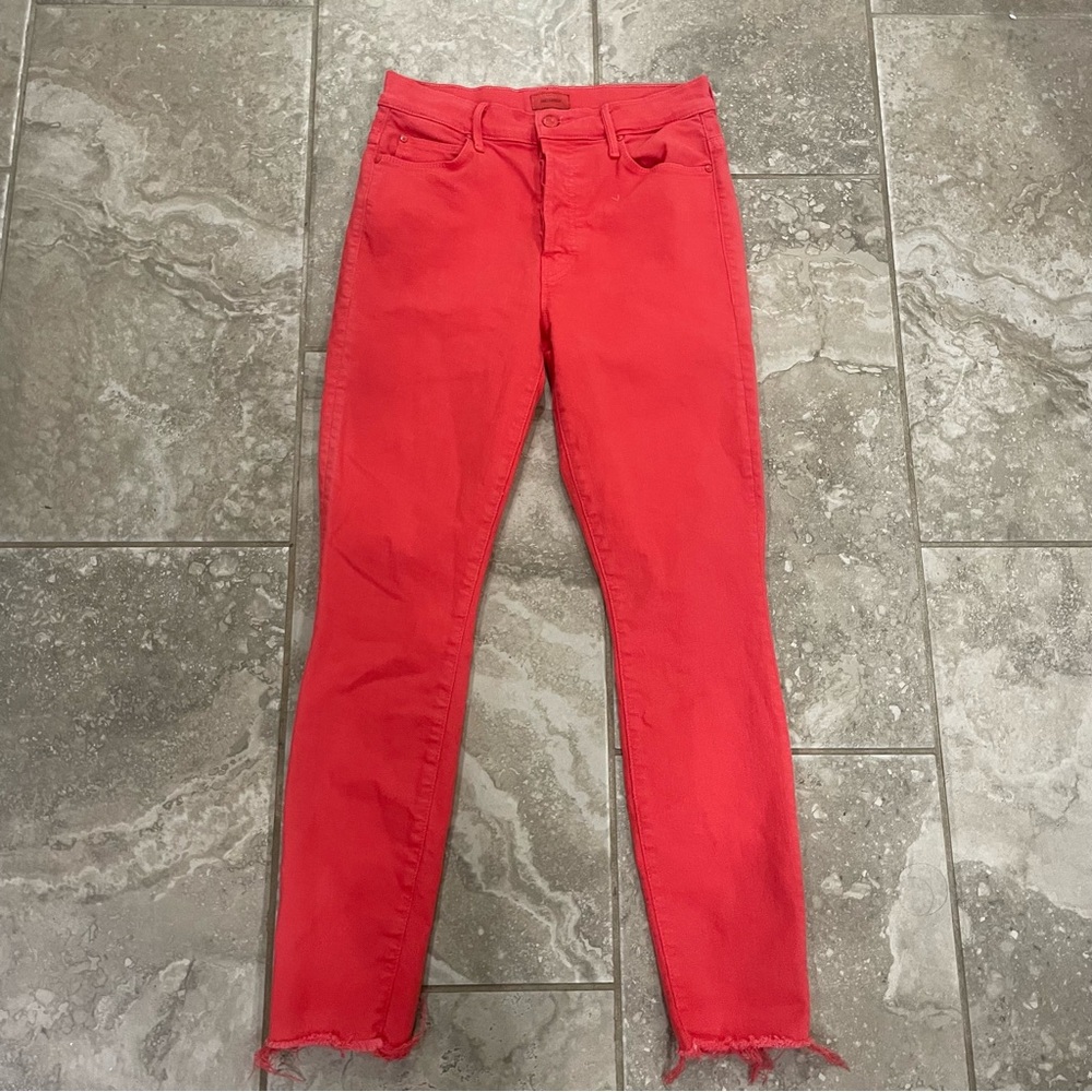 MOTHER The stunner Ankle Fray Play Date Jeans sz 27